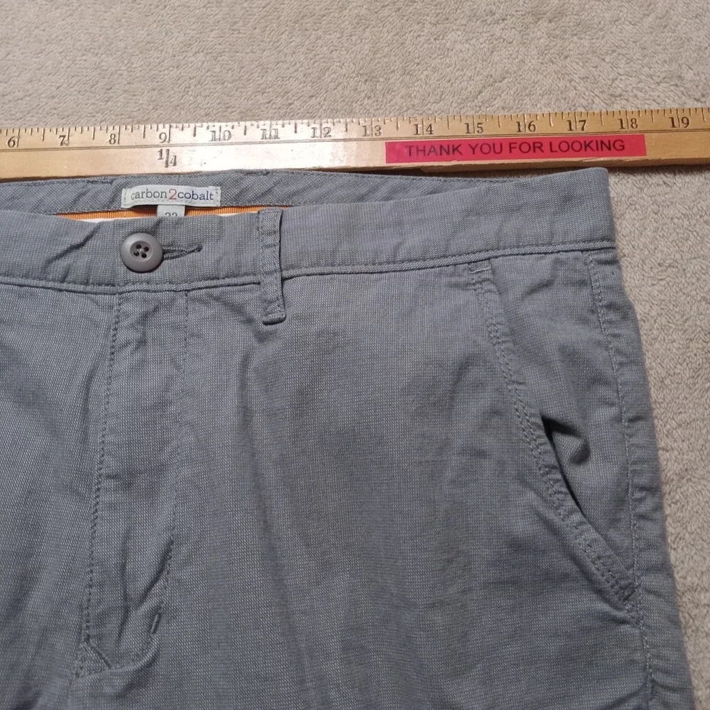 Carbon 2 Cobalt Men's Trousers Slacks Pants Size 33x30‎ Gray